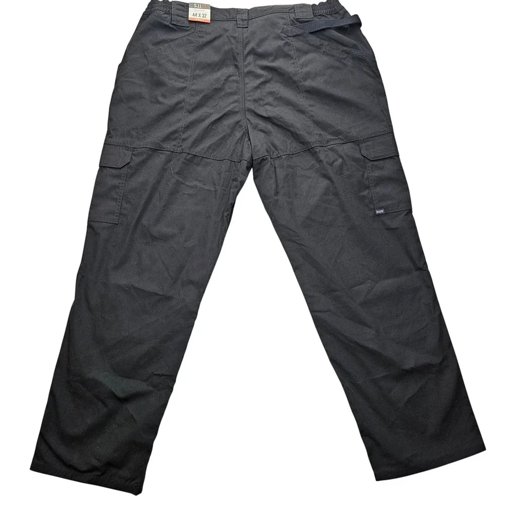 5.11 Tactical Mens Cargo Pants Black Ripstop‎ Workwear 44x32 New NWT 74251